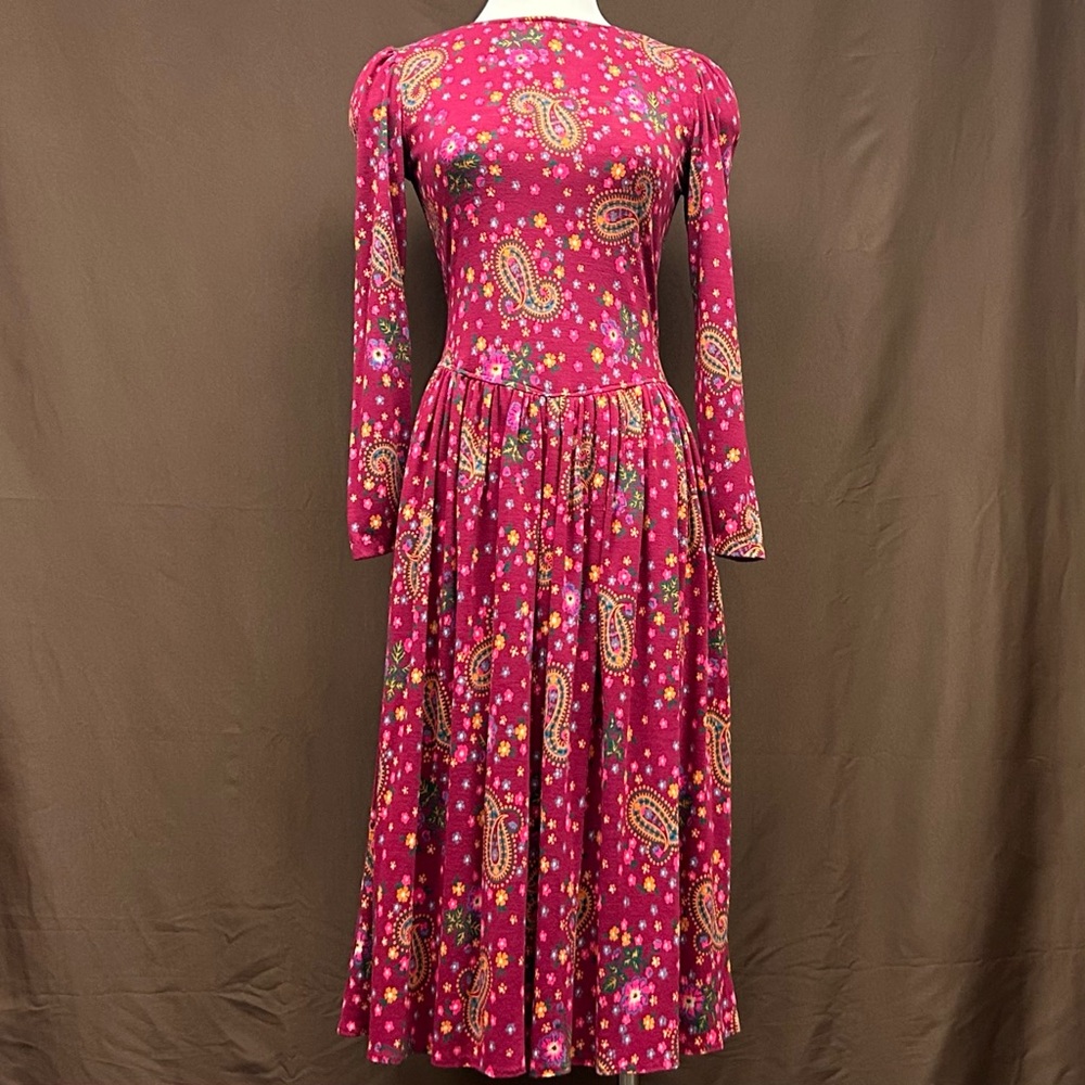 Paisley maxi dress